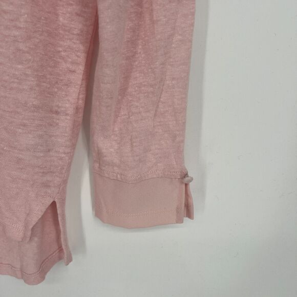 Sanctuary‎ Top Womens XS Pink Linen Feminine Lightweight Staple Sleeves - Picture 4 of 6
